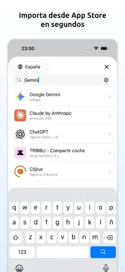 Captura de pantalla de SubList: Gestor Suscripciones en iPhone 3