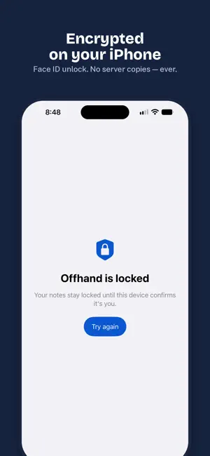 Offhand: Private Voice Notes screenshot 2