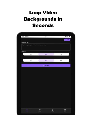 AI Video Background iPad screenshot