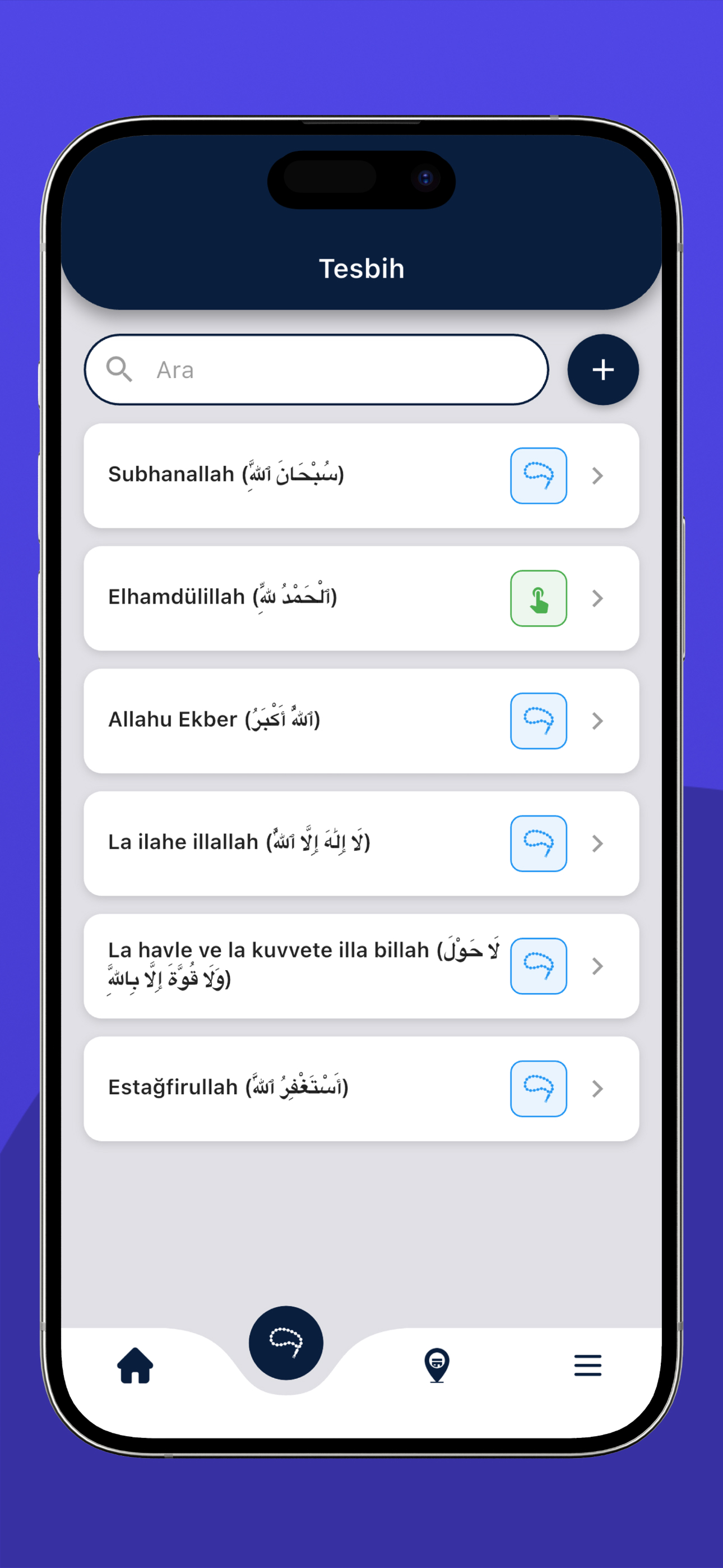 Takva Saati: İmsakiye, Tesbih screenshot 5