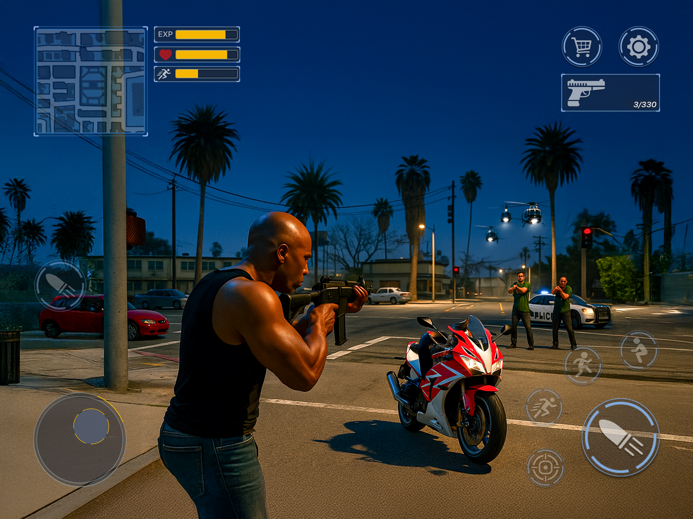 Gangster Crime Wars Simulator screenshot 5