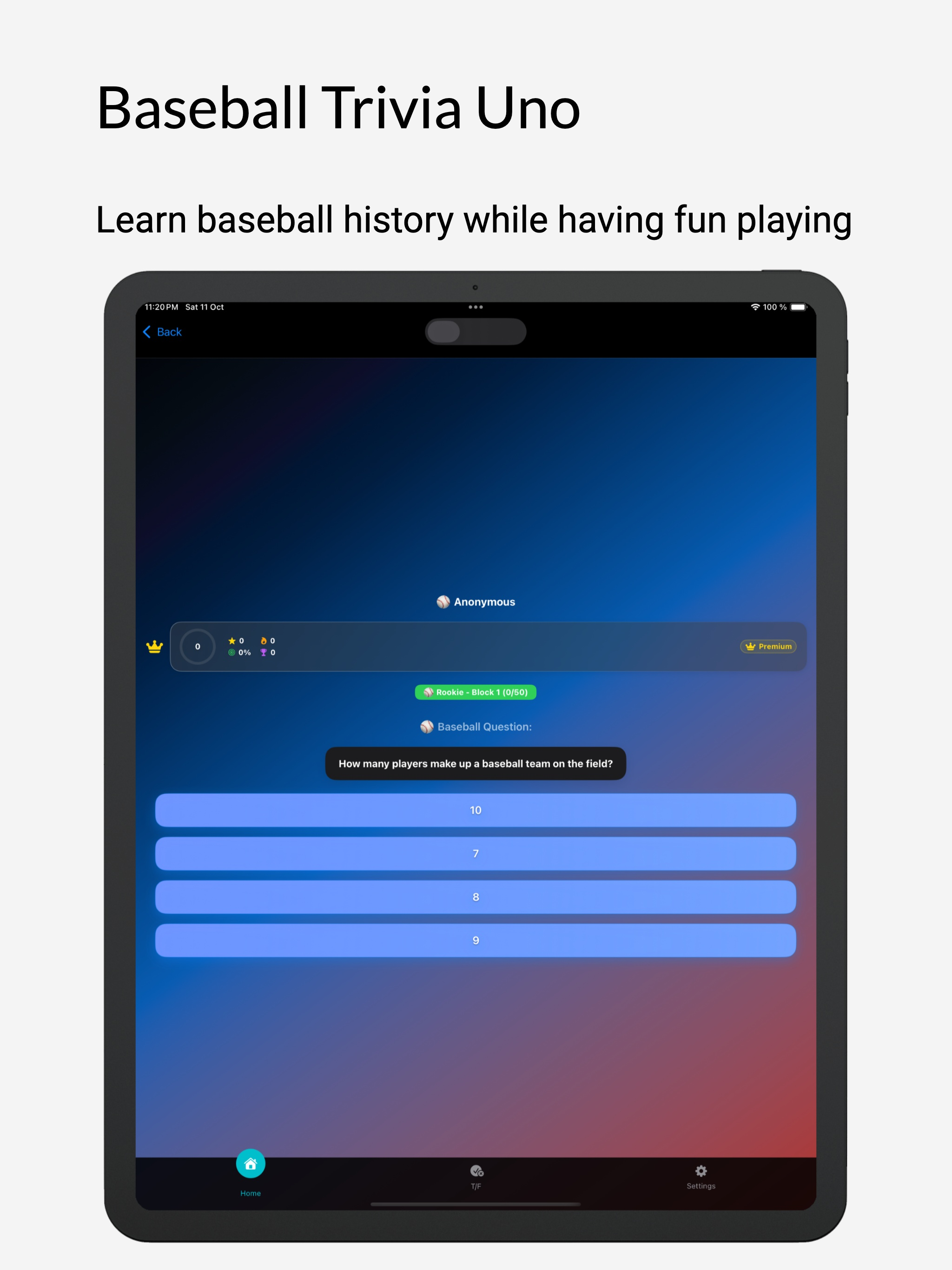 Baseball Trivia One