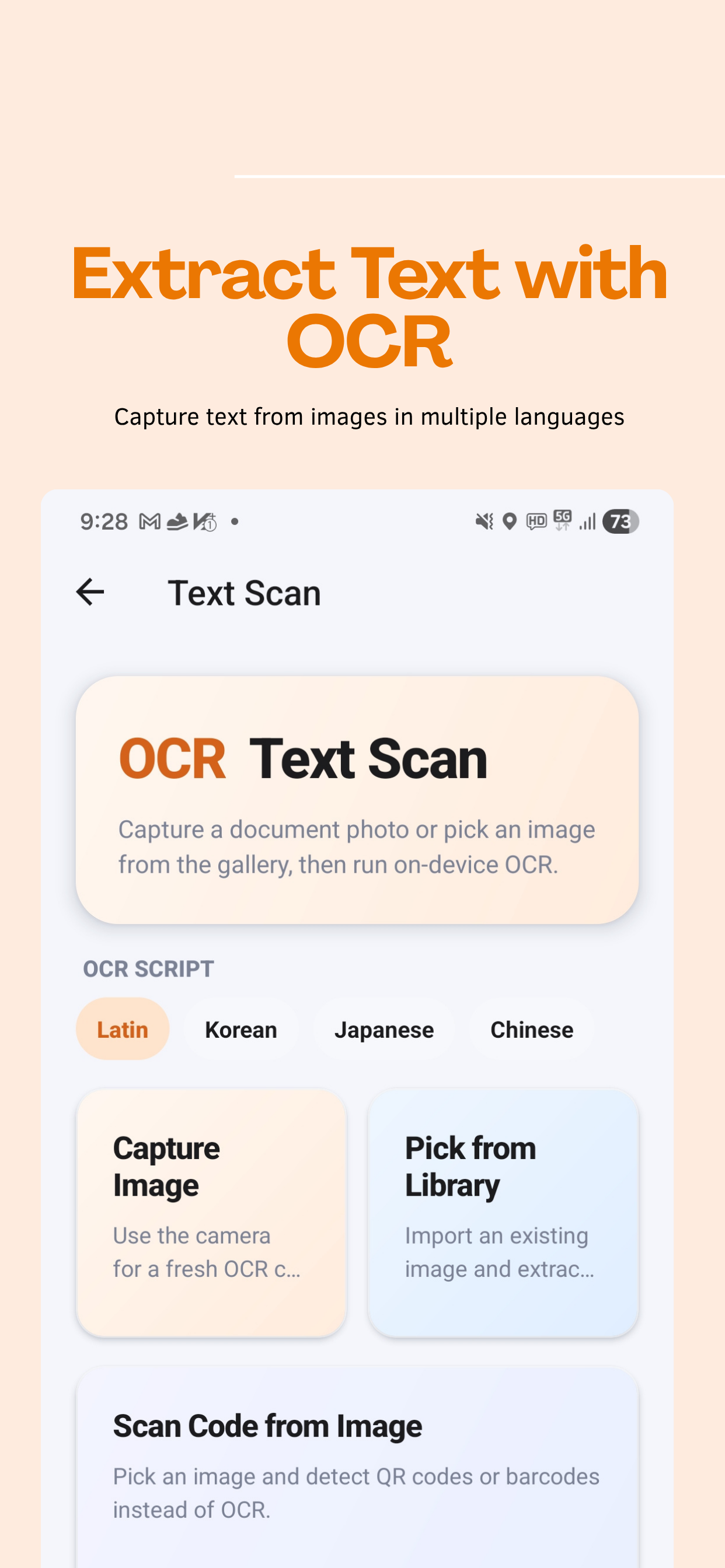 ScanMate: QR Scanner & OCR