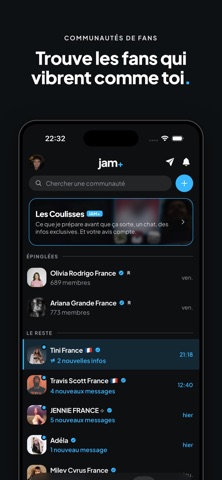 Jam: Concerts & Musique iPhone screenshot 2