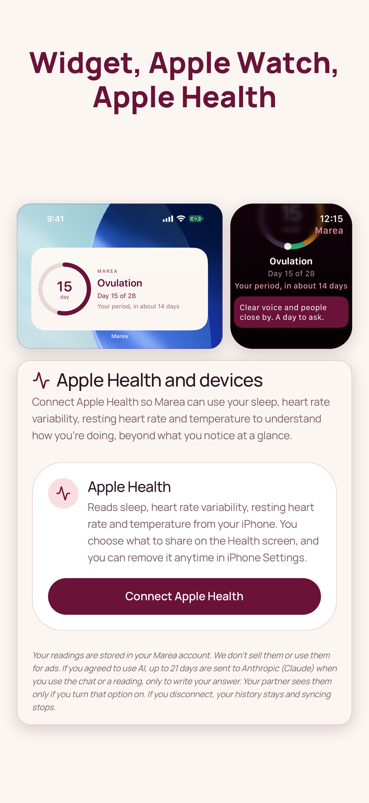 Screenshot 7 of Marea: Couples Period Tracker