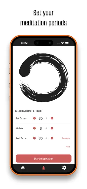 Taikanji: Zen Meditation Timer screenshot 1