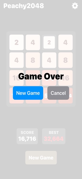 Peachy 2048 screenshot 6