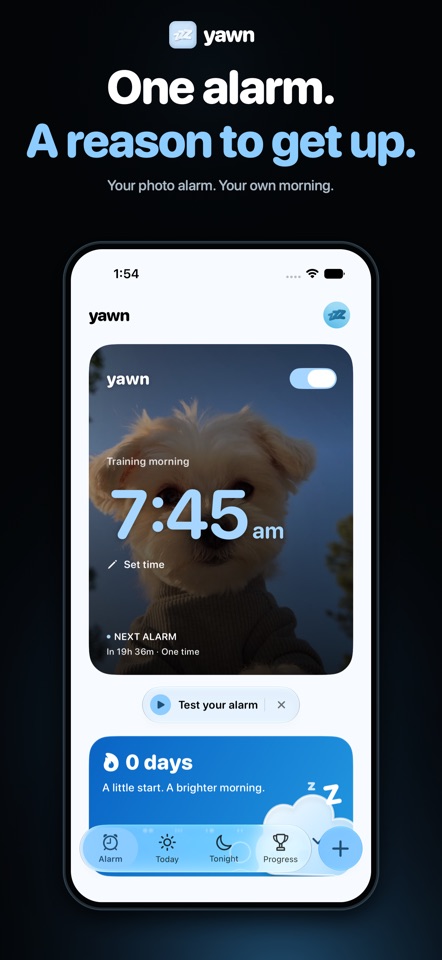 Yawn: Smart Alarm Widget screenshot 1