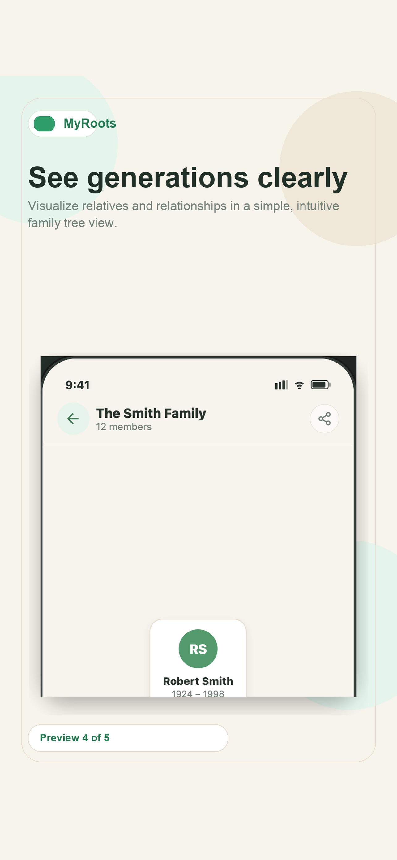 Screenshot 4 of MyRoots & Family Tree