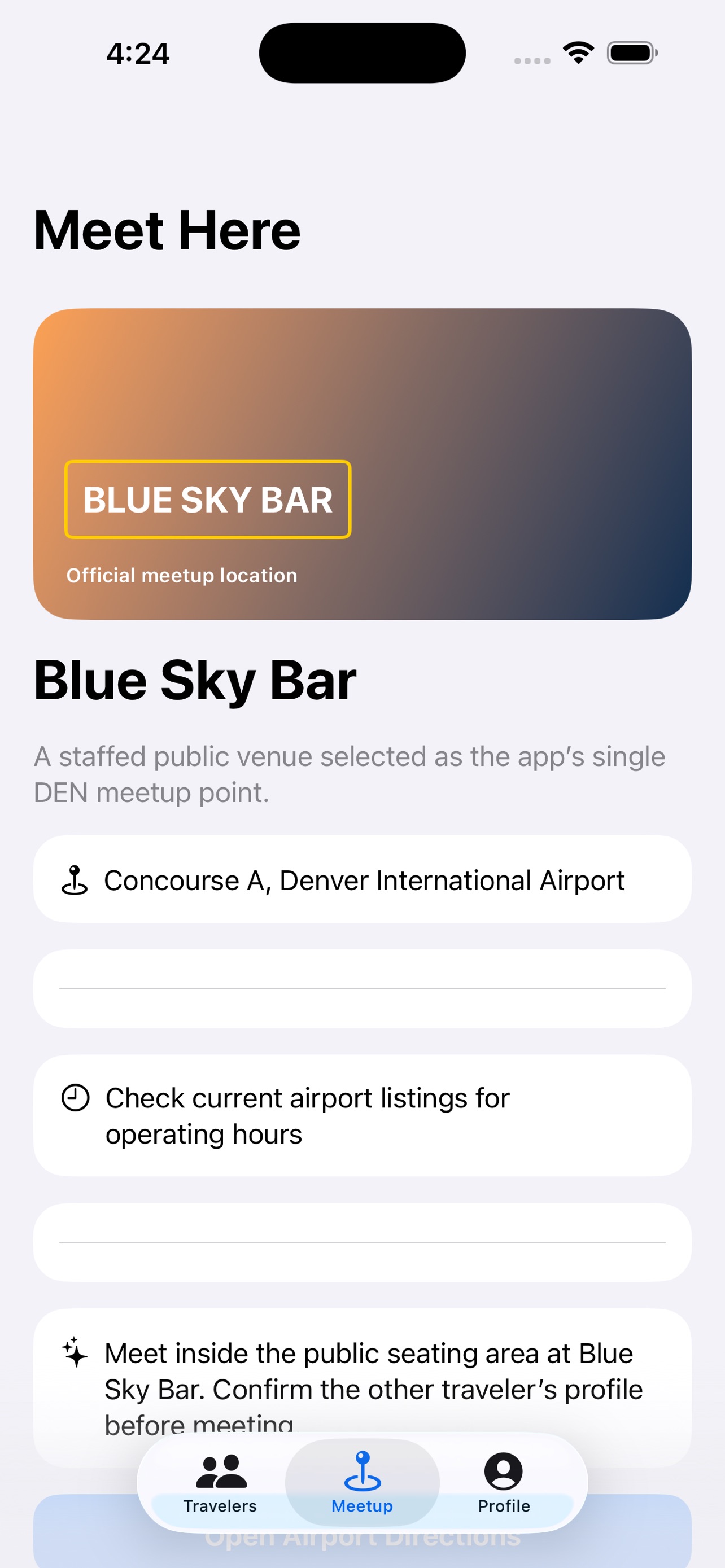 Screenshot 2 of LayoverLink: Travel Meetups