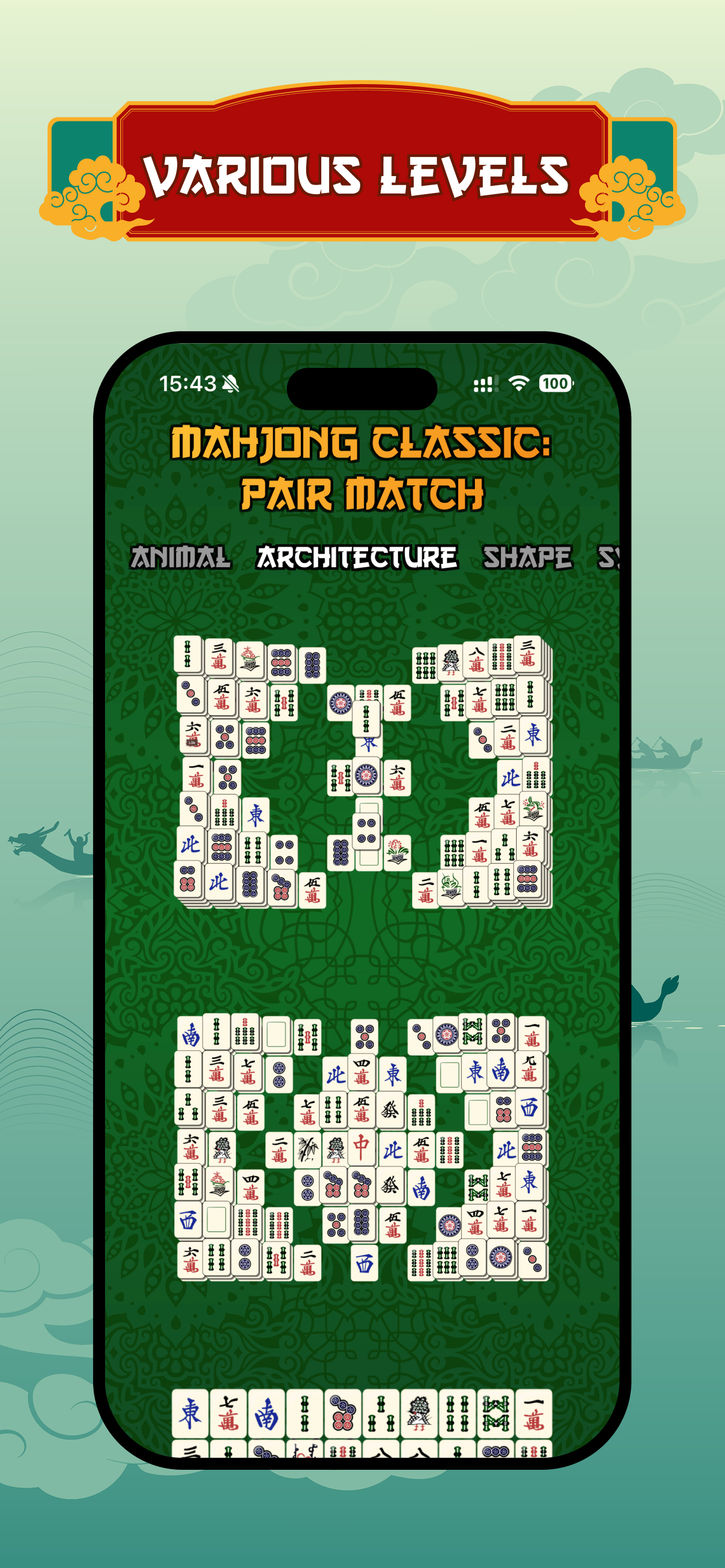 Mahjong Classic: Pair Match