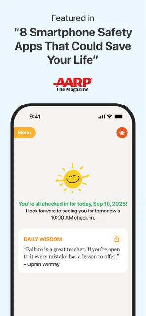 Snug: Daily Safety Check-In screenshot 2