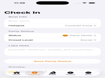 Cocktail Cove Party Status iPad screenshot