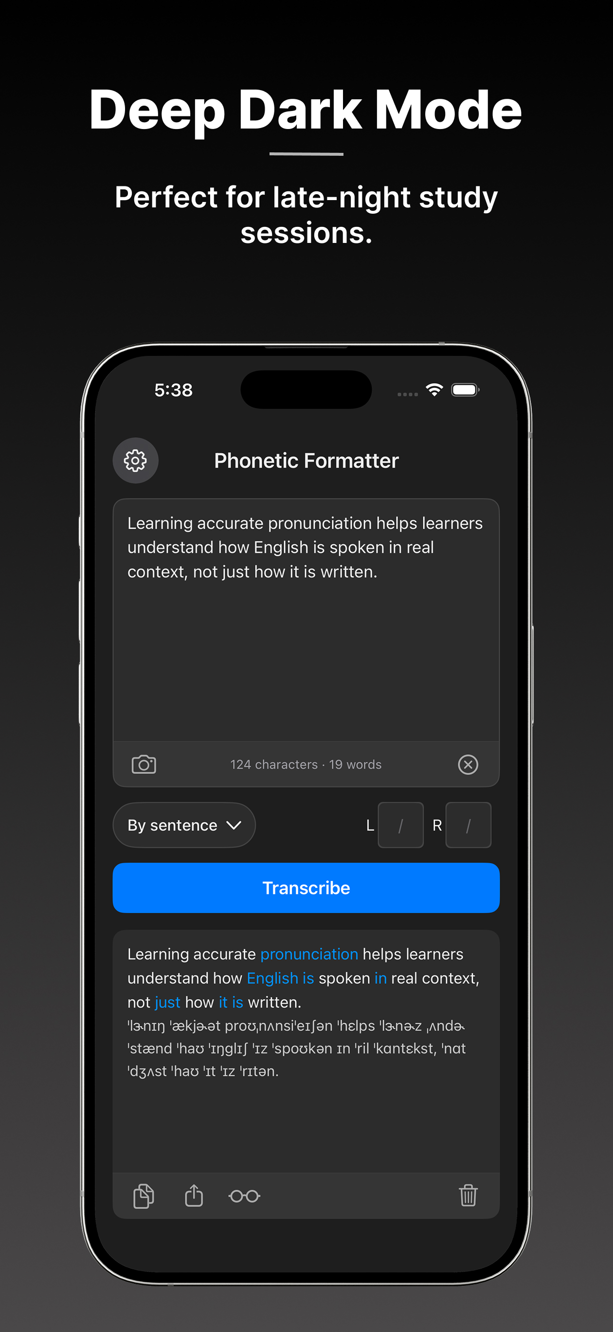 Phonetic Formatter: English screenshot 7