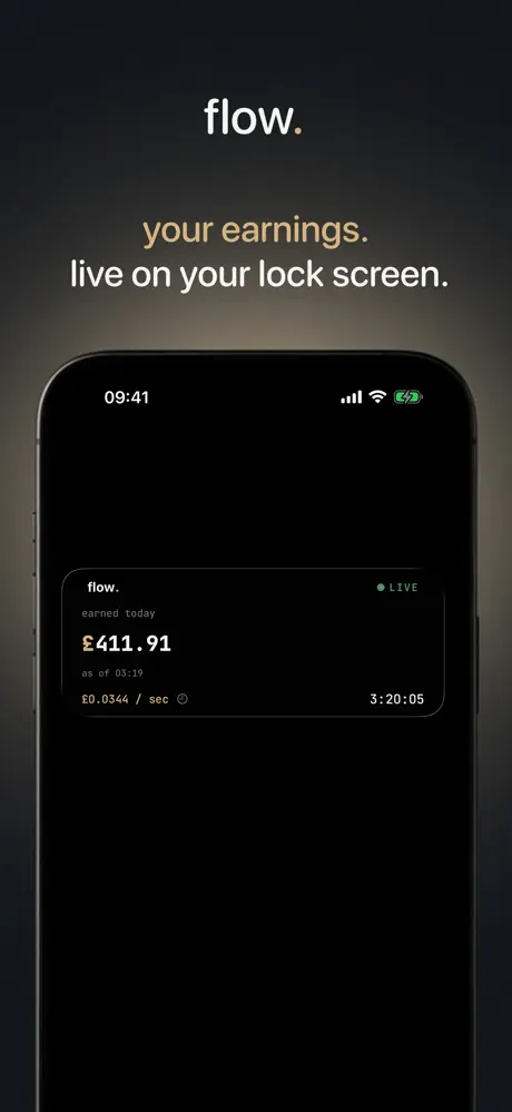 flow. earnings ticker screenshot 2