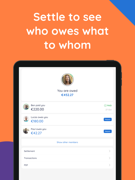 Splitser - WieBetaaltWat iPad screenshot 5 - Finance app