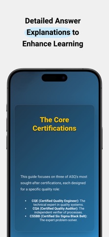 ASQ Six Sigma Mastery screenshot