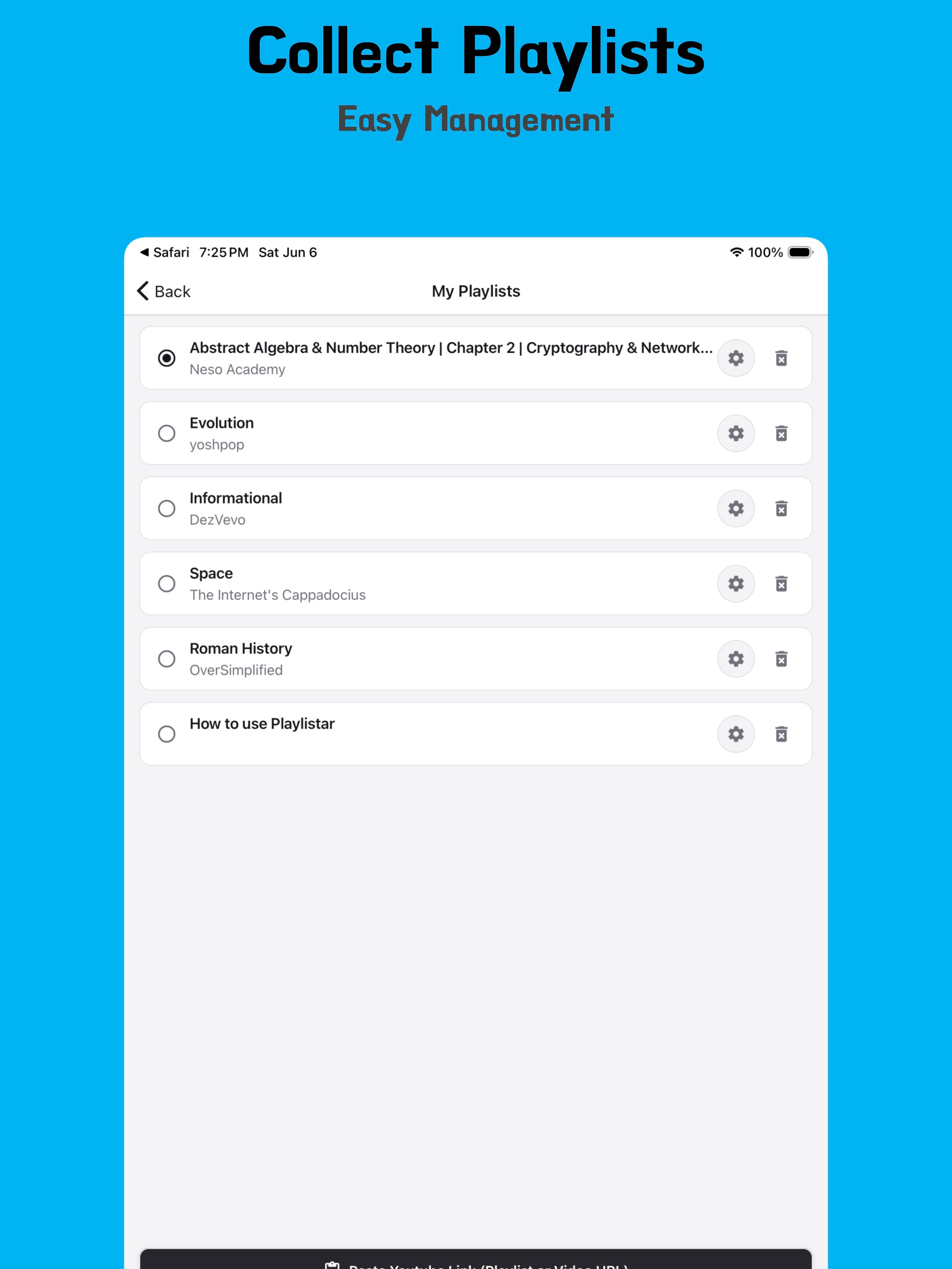 TubeToDo — Focused Video Lists