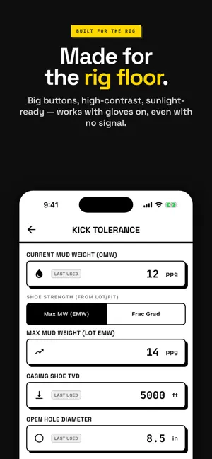 TallyRig: Well Control Calc screenshot 4