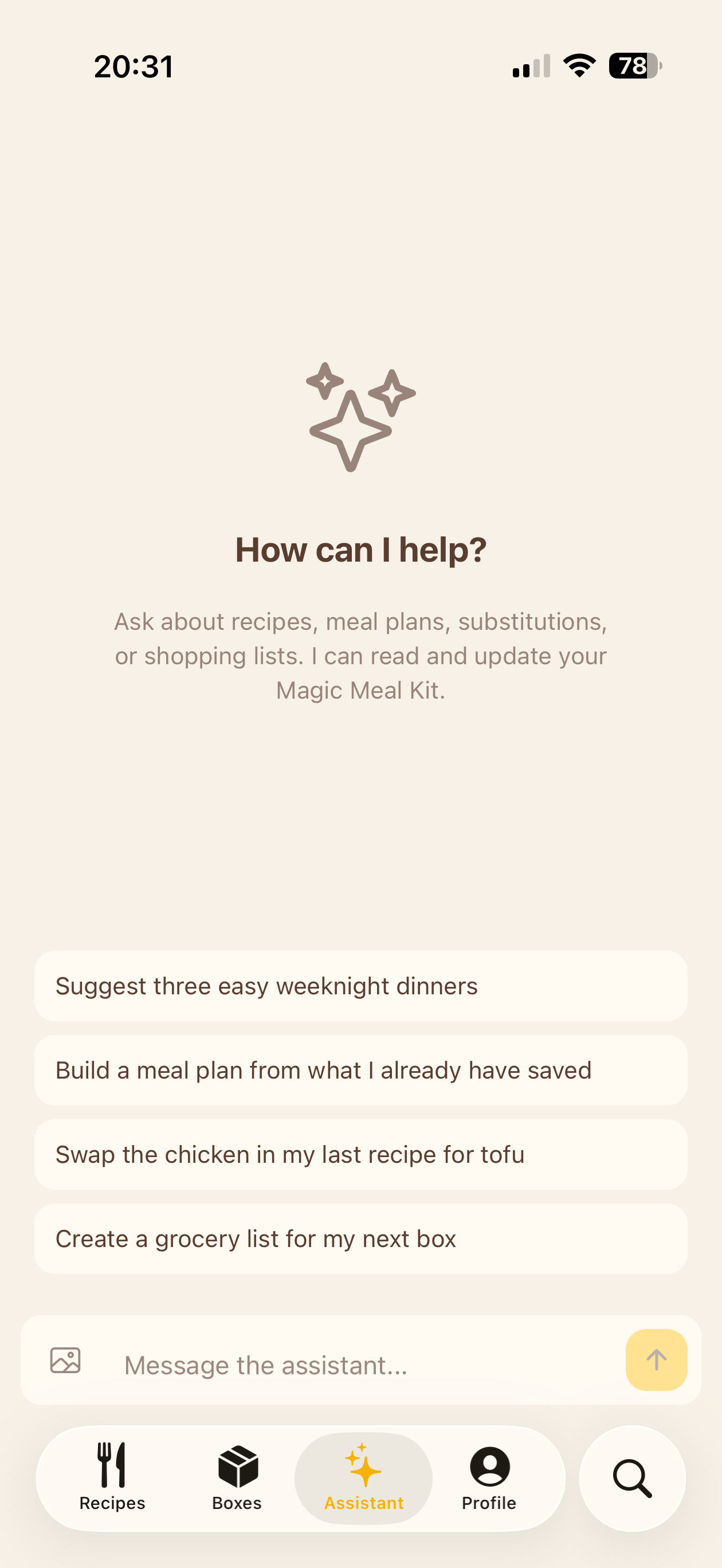 Magic Meal Kit