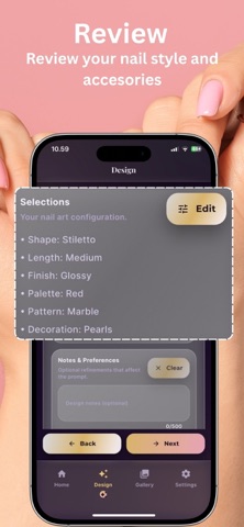 Nails Art - AI Makeover Screenshot 4 of 5