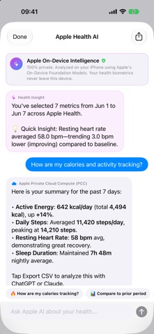 Health Exporter: CSV Backup Screenshot 3 of 5