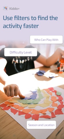 Kiddo+ Family Activities iPhone screenshot