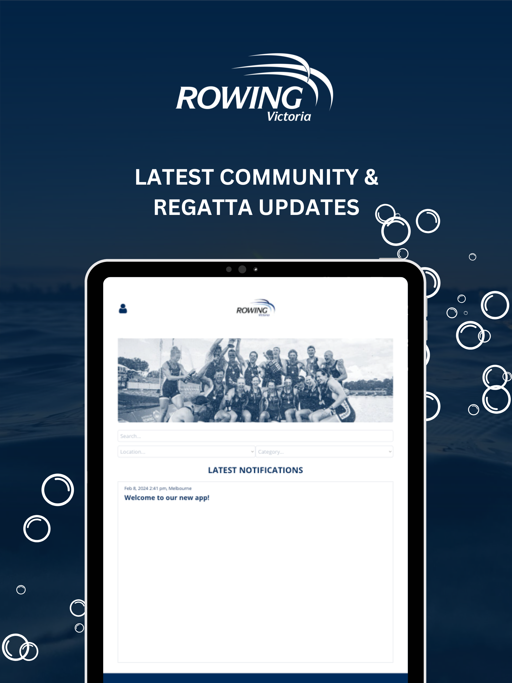 Rowing Victoria - Live App
