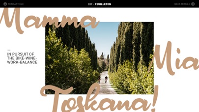 GRAN FONDO Cycling Magazine Screenshot