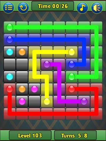 Glow Lines - Connect Game iPad screenshot