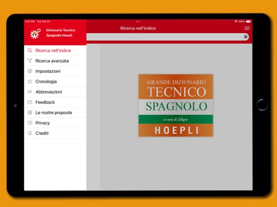 Screenshot #5 pour Dizionario Tecnico Spagnolo