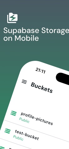 Supabuckt: Supabase Storage screenshot