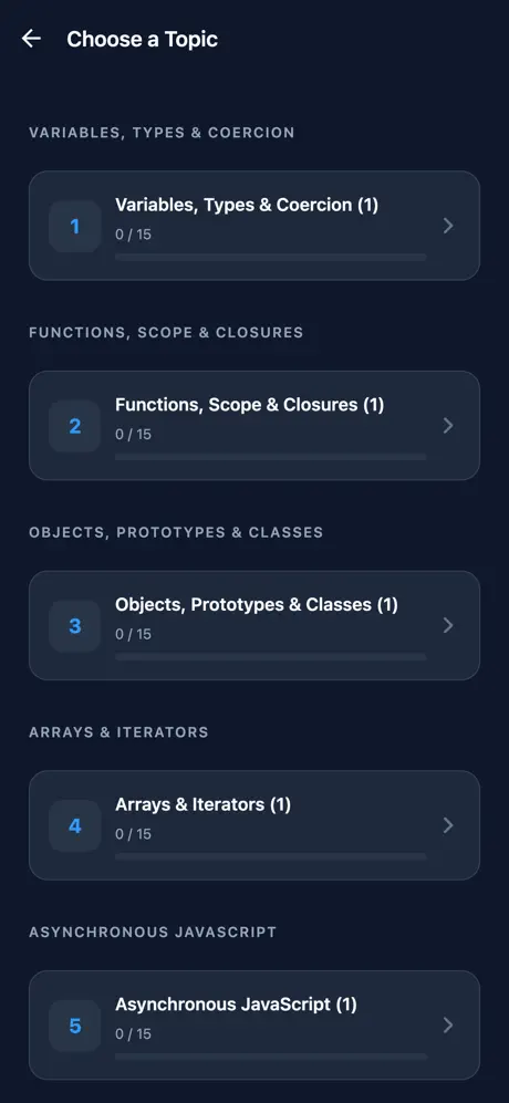 SF JavaScript Developer Prep screenshot 2