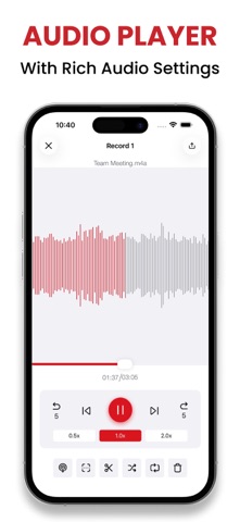 Recorder Plus: Voice Recorder Screenshot 2 of 7