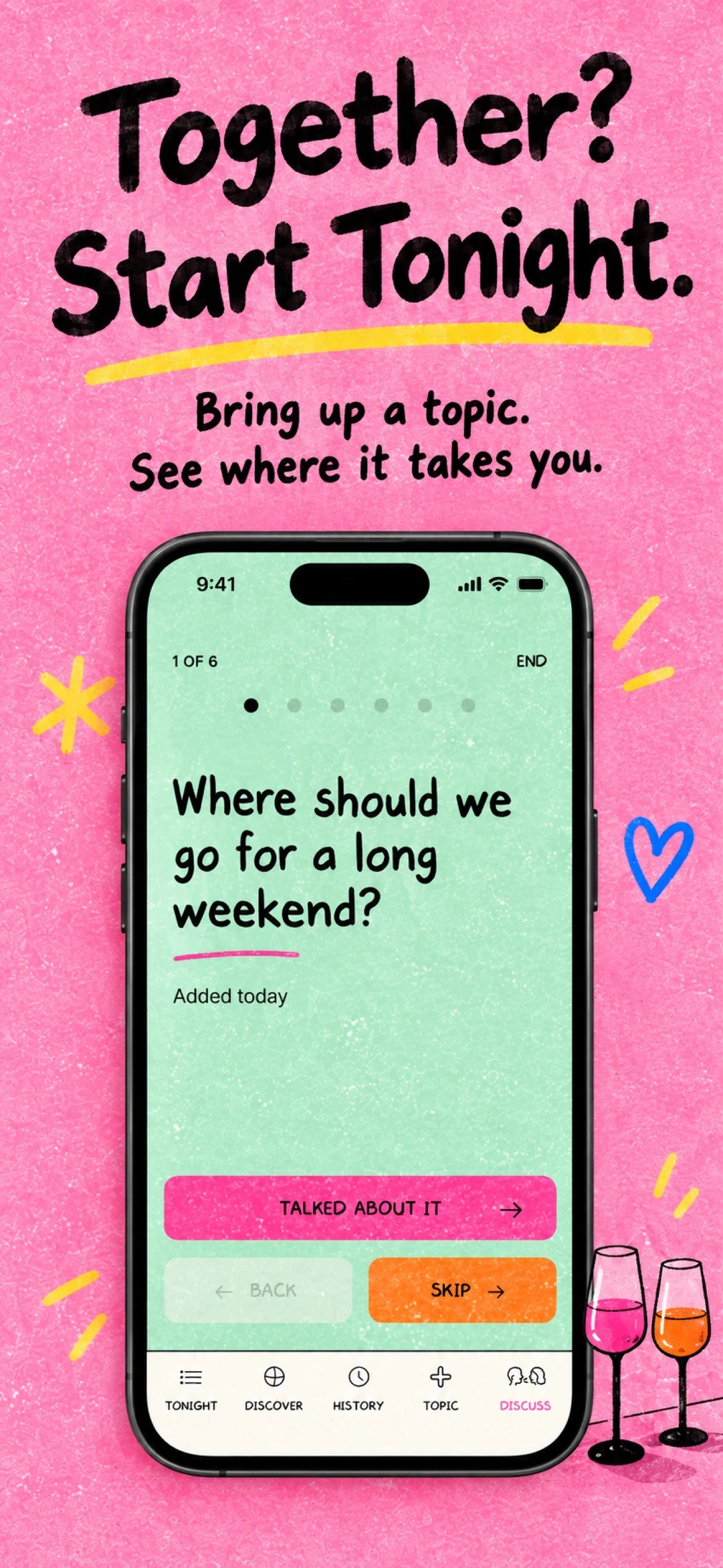 Screenshot 5 of Tonight: Conversation Agendas
