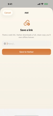 Harbor: Read Later, Yours screenshot