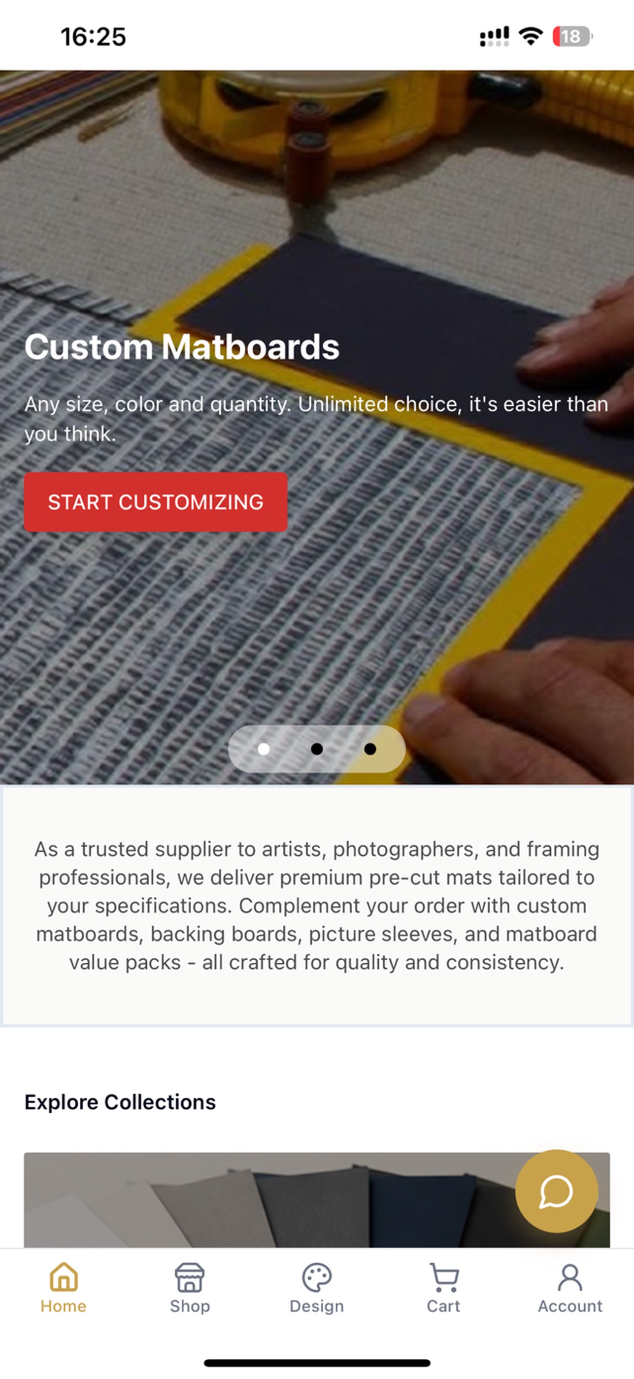Screenshot 1 of AAA Matboards