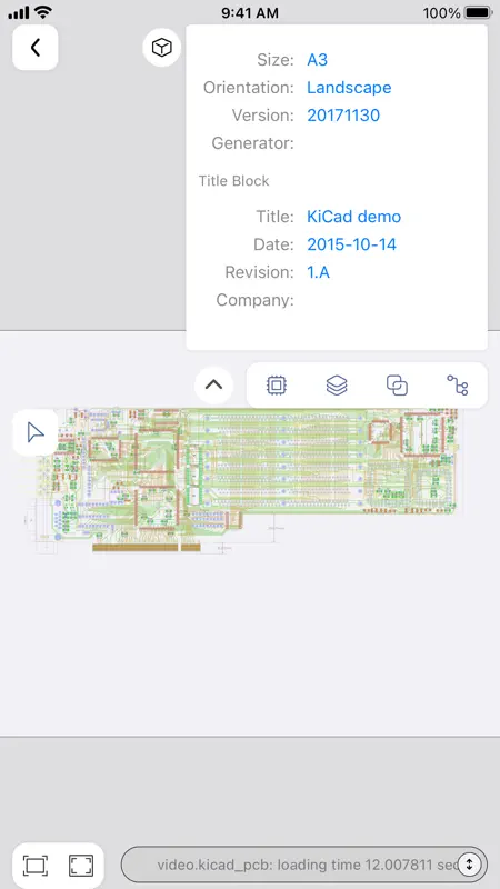 KiCAD PCB Viewer screenshot 3 of 8