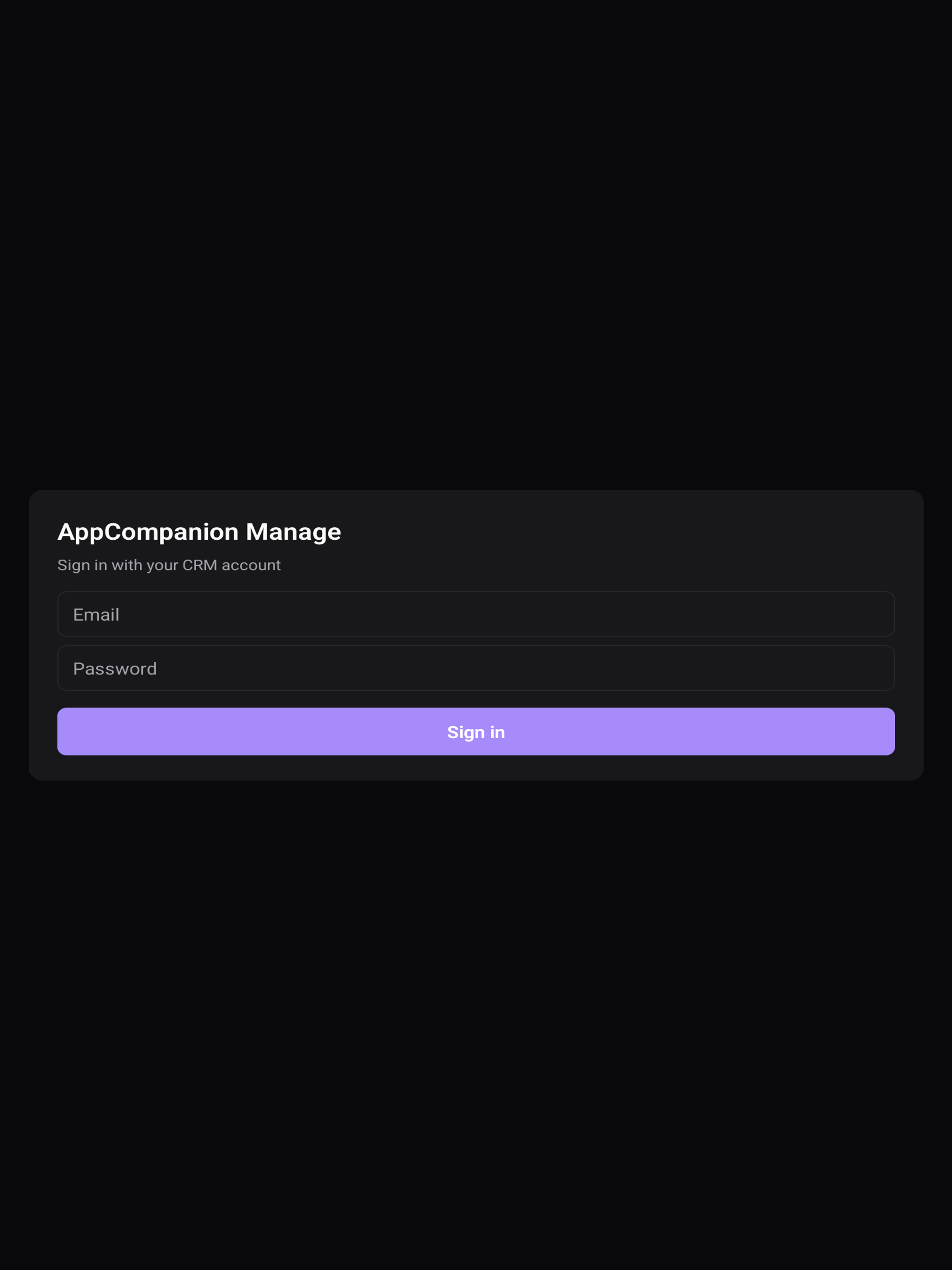 App Companion Management screenshot 8