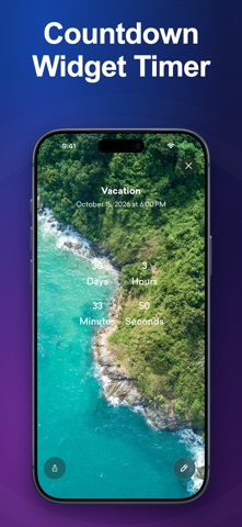 Countdown Widget Timer screenshot 1