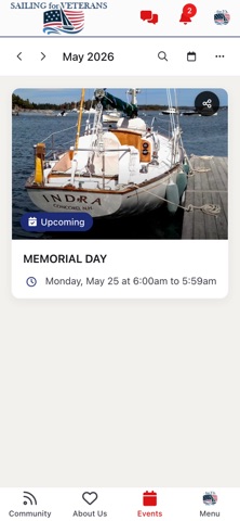SAILING FOR VETERANS screenshot