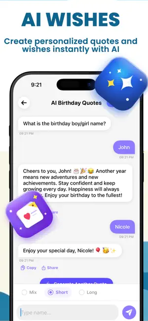Birthday Card Maker & Wishes screenshot 4