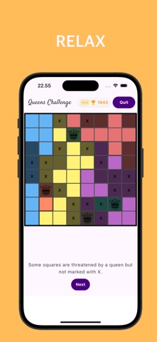 Queens - Logic Puzzle Screenshot 3 of 5