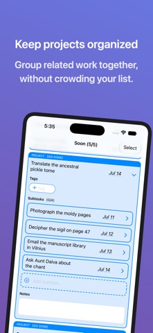 Soonwise iPhone screenshot