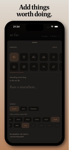 so far. - simple bucket list app screenshot 3