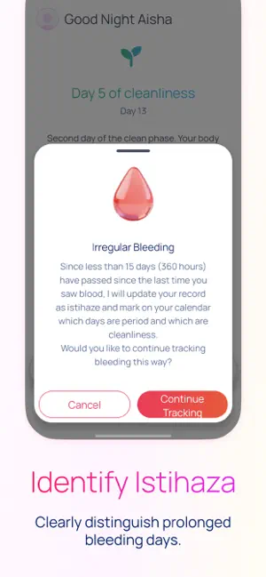 Halinisa - Muslim Hayd Tracker screenshot 4