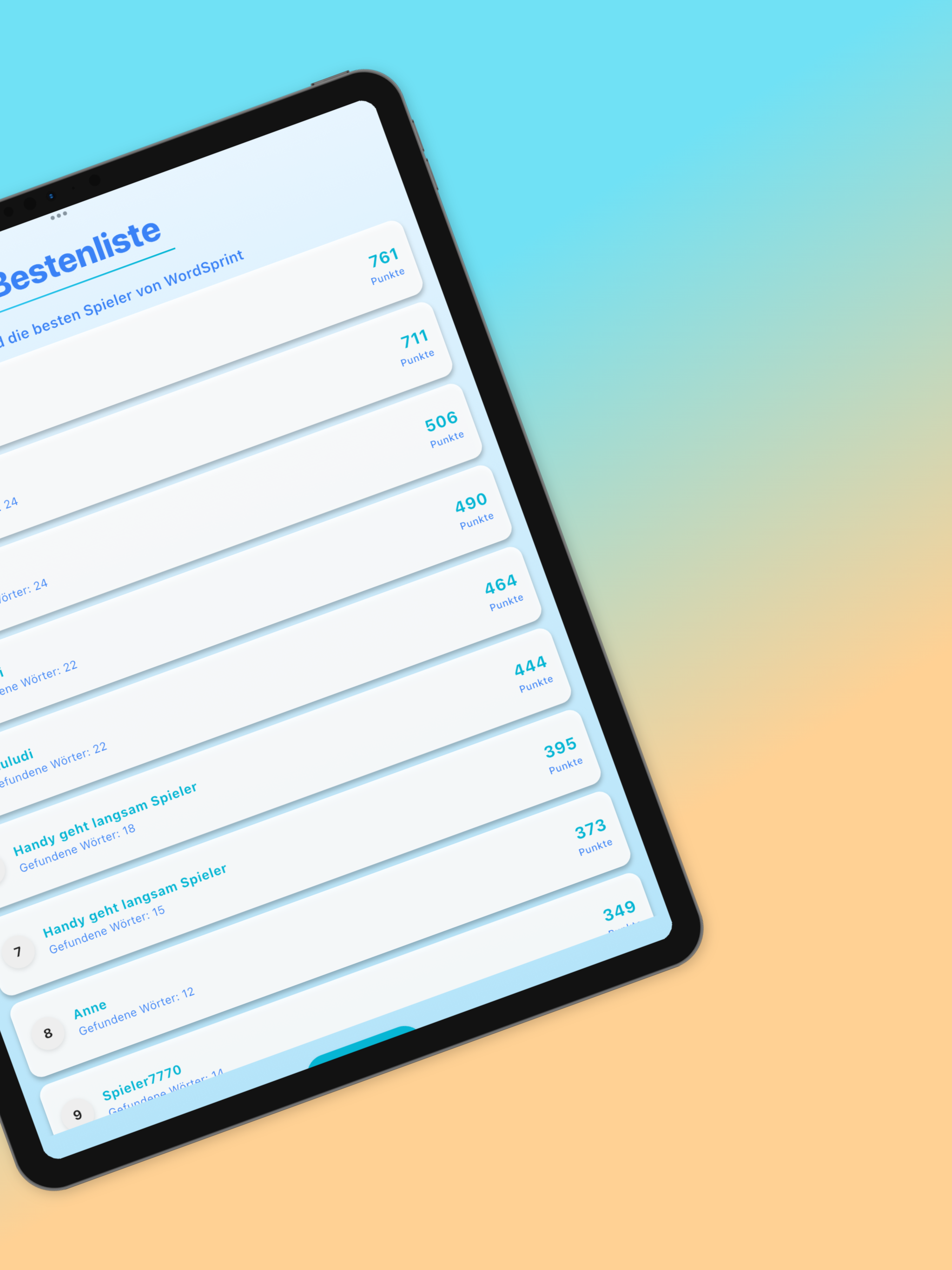 WordSprint: Wortspiel & Quiz