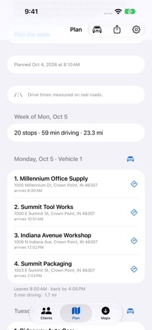 Easy Route Planner screenshot 1