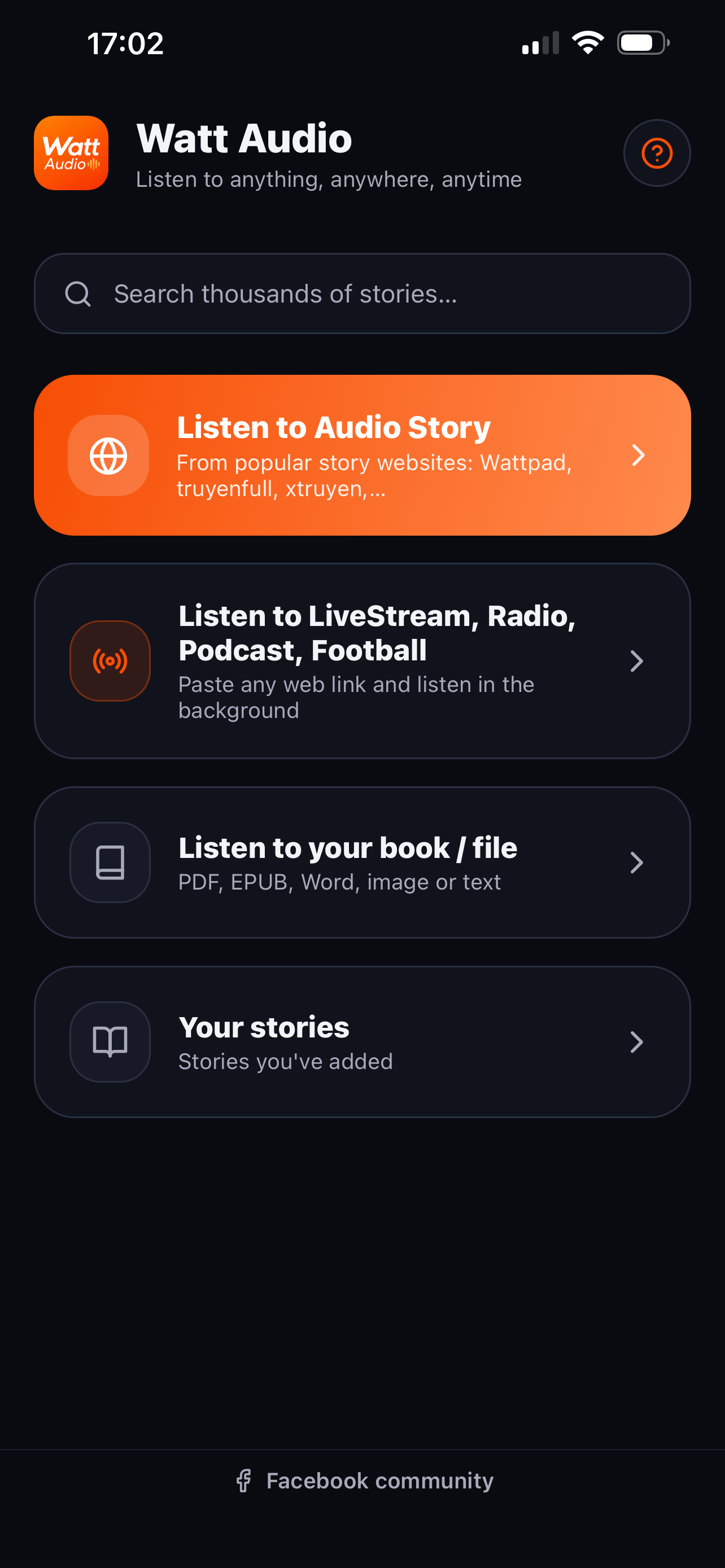 Watt Audio: Listen to Stories screenshot 6