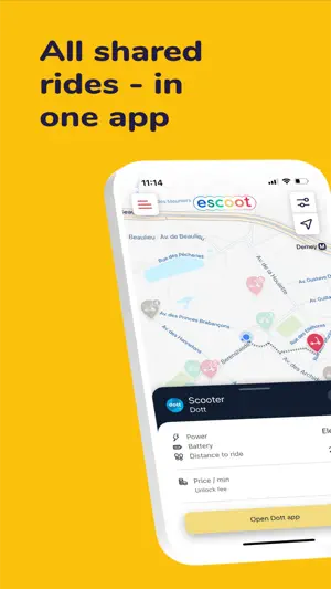 eScoot | e-scooters near you screenshot 1